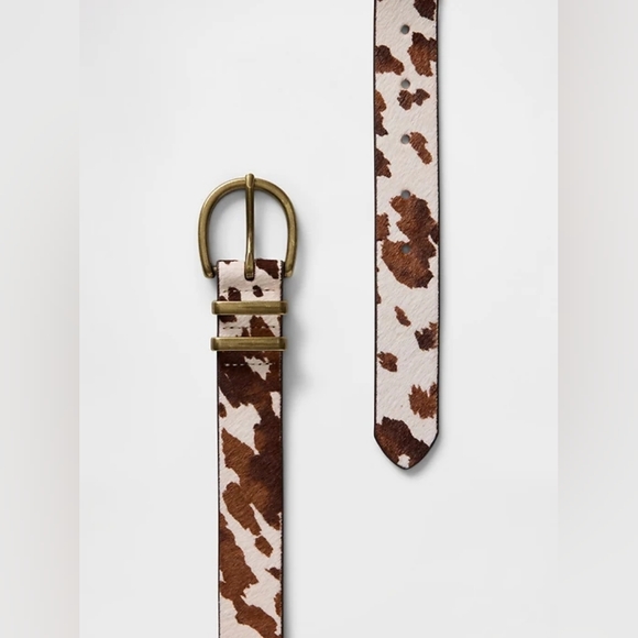 GAP Accessories - NWOT GAP Cow Print Calf Hair Belt Size Medium